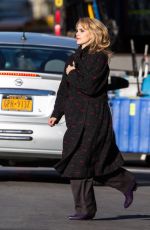 KERI RUSSELL on the Set of Americans in New York 01/13/2016