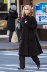 KERI RUSSELL on the Set of Americans in New York 01/13/2016