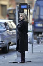 KERI RUSSELL on the Set of Americans in New York 01/19/2016