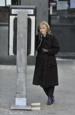 KERI RUSSELL on the Set of Americans in New York 01/19/2016