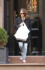 KERI RUSSELL Out and About in Brooklyn 01/07/2016