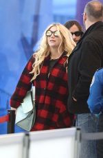 KESHA SEBERT Arrives at JFK Airport in New York 01/27/2016