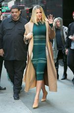KHLOE KARDASHIAN Arrives at Good Morning America in New York 01/13/2016