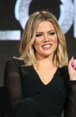 KHLOE KARDASHIAN at Kocktails with Khloe Panel at 2016 Winter TCA Tour in Pasadena 01/06/2016