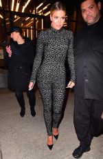 KHLOE KARDASHIAN in Bodysuit at Watch What Happens Live in New York 01/13/2016