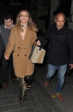 KIMBERLEY WALSH Arrives at Her Hen Party in London 01/15/2016