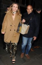 KIMBERLEY WALSH Arrives at Her Hen Party in London 01/15/2016