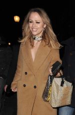 KIMBERLEY WALSH Arrives at Her Hen Party in London 01/15/2016