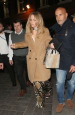 KIMBERLEY WALSH Arrives at Her Hen Party in London 01/15/2016