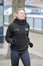 KIMBERLY WYATT Working Out on Londons Southbank 01/21/2016