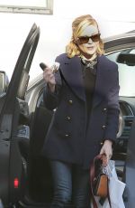 KIRSTEN DUNST Arrives at Kinara Skin Care in West Hollywood 12/10/2015