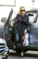 KIRSTEN DUNST Arrives at Kinara Skin Care in West Hollywood 12/10/2015