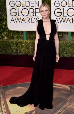 KIRSTEN DUNST at 73rd Annual Golden Globe Awards in Beverly Hills 10/01/2016