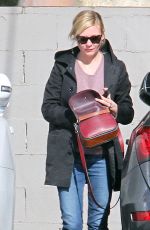 KIRSTEN DUNST at a Nail Salon in Los Angeles 01/07/2016