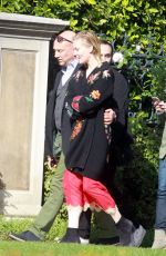 KIRSTEN DUNST on the Set of a Photoshoot in Los Angeles 01/15/2016