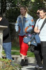 KIRSTEN DUNST on the Set of a Photoshoot in Los Angeles 01/15/2016