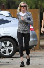 KIRSTEN DUNST Oout for a Hike in Studio City 01/20/2016