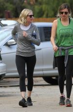 KIRSTEN DUNST Oout for a Hike in Studio City 01/20/2016