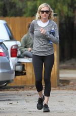 KIRSTEN DUNST Oout for a Hike in Studio City 01/20/2016