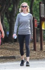 KIRSTEN DUNST Oout for a Hike in Studio City 01/20/2016