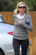 KIRSTEN DUNST Oout for a Hike in Studio City 01/20/2016