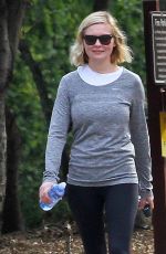 KIRSTEN DUNST Oout for a Hike in Studio City 01/20/2016