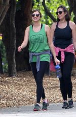 KIRSTEN DUNST Oout for a Hike in Studio City 01/20/2016