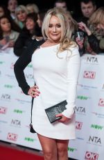KIRSTY-LEIGH PORTER at 2016 National Television Awards in London 01/20/2016