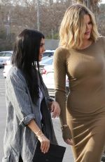 KOURTNEY and KHLOE KARDASHIAN and KYLE JENNER Shooting Scenes in Calabasas 01/22/2016
