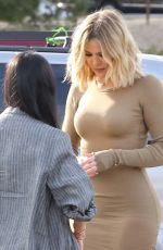 KOURTNEY and KHLOE KARDASHIAN and KYLE JENNER Shooting Scenes in Calabasas 01/22/2016