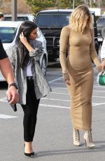 KOURTNEY and KHLOE KARDASHIAN and KYLE JENNER Shooting Scenes in Calabasas 01/22/2016