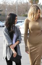 KOURTNEY and KHLOE KARDASHIAN and KYLE JENNER Shooting Scenes in Calabasas 01/22/2016