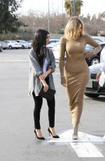 KOURTNEY and KHLOE KARDASHIAN and KYLE JENNER Shooting Scenes in Calabasas 01/22/2016