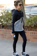 KOURTNEY KARDASHIAN Heading to a Gym in Calabasas 01/13/2016