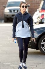 KOURTNEY KARDASHIAN Heading to a Gym in Calabasas 01/13/2016