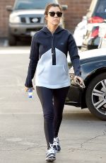 KOURTNEY KARDASHIAN Heading to a Gym in Calabasas 01/13/2016