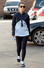 KOURTNEY KARDASHIAN Heading to a Gym in Calabasas 01/13/2016