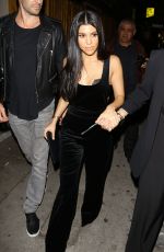 KOURTNEY KARDASHIAN Leaves Nice Guy in Los Angeles 01/22/2016