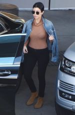 KOURTNEY KARDASHIAN Shopping at Neiman Marcus in Los Angeles 12/29/2015