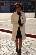 KRIS JENNER Arrives at a Studio in Woodland Hills 01/26/2016
