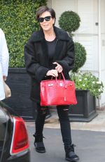 KRIS JENNER Leaves The Epione Salon in Beverly Hills 12/20/2015