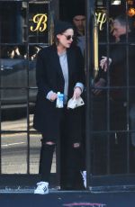 KRISTEN STEWART and Nicholas Hoult Out in New York 01/04/2016