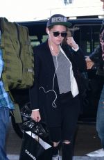 KRISTEN STEWART Arrives at LAX Airport in Los Angeles 01/13/2016