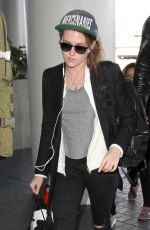 KRISTEN STEWART Arrives at LAX Airport in Los Angeles 01/13/2016