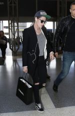 KRISTEN STEWART Arrives at LAX Airport in Los Angeles 01/13/2016