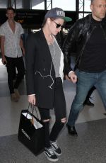 KRISTEN STEWART Arrives at LAX Airport in Los Angeles 01/13/2016