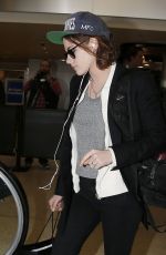 KRISTEN STEWART Arrives at LAX Airport in Los Angeles 01/13/2016