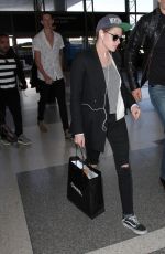 KRISTEN STEWART Arrives at LAX Airport in Los Angeles 01/13/2016