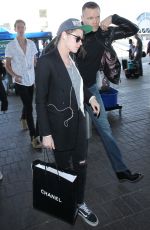 KRISTEN STEWART Arrives at LAX Airport in Los Angeles 01/13/2016