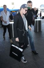 KRISTEN STEWART Arrives at LAX Airport in Los Angeles 01/13/2016